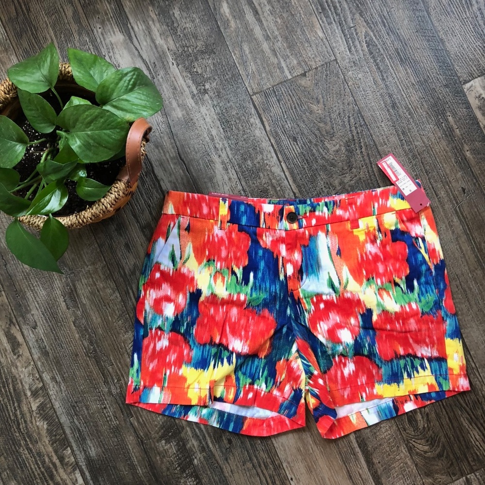 Bright Coral Chino Shorts